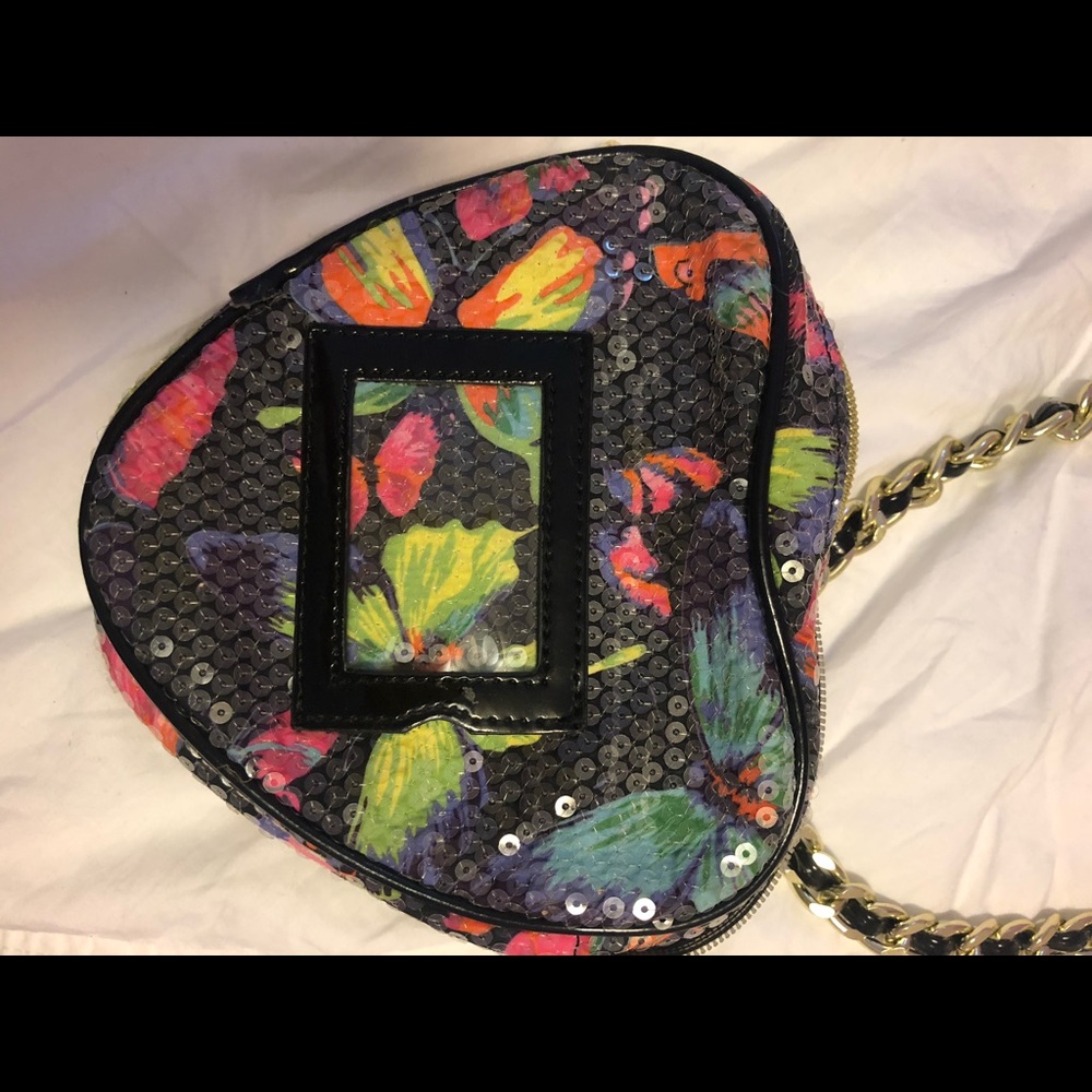 Betsy Johnson Heart Satchel